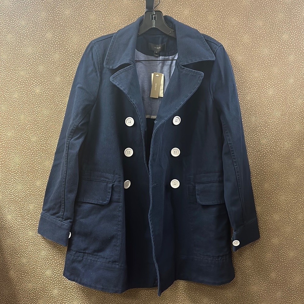 🔥🔥🔥NWT J. CREW Peacoat Jacket - Picture 5 of 10